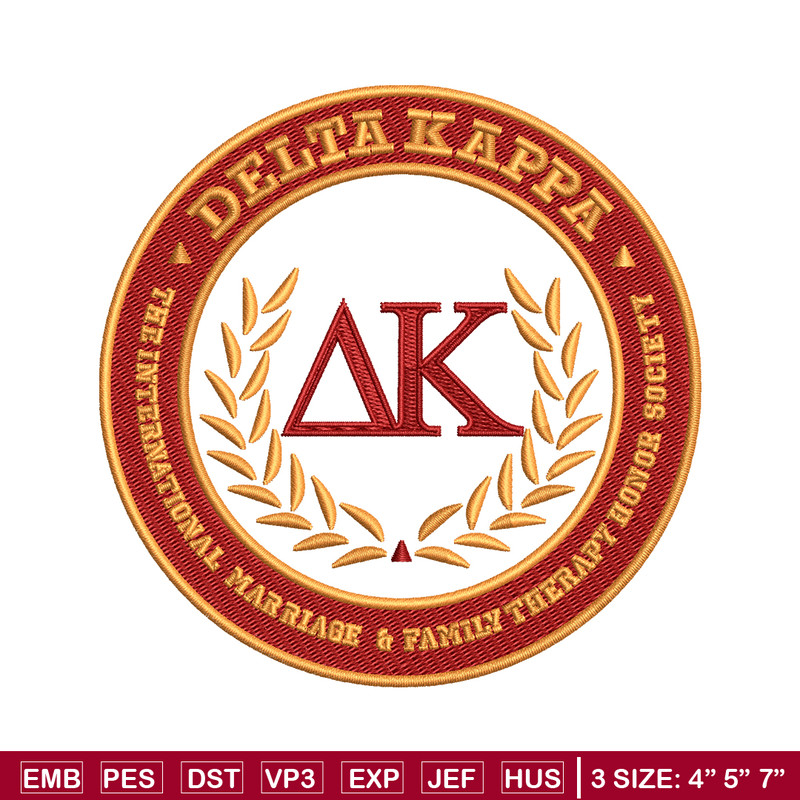 Delta Kappa embroidery design, Delta Kappa Logo embroidery, logo design, embroidery file, logo shirt, Digital download.jpg