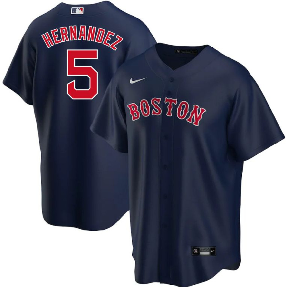 Boston Red Sox Enrique Hernandez Navy Jersey.jpg
