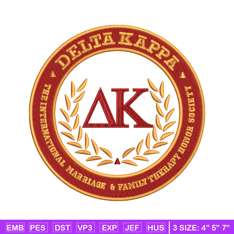 Delta Kappa embroidery design, Delta Kappa Logo embroidery, logo design, embroidery file, logo shirt, Digital download.jpg