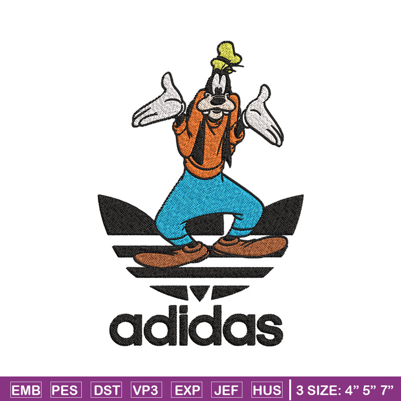 Goofy adidas Embroidery Design, Adidas Embroidery, Brand Embroidery, Embroidery File,Logo shirt,Digital download.jpg