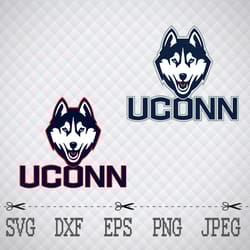 new uconn huskies svg,png,eps cameo cricut design template stencil vinyl decal tshirt transfer iron on