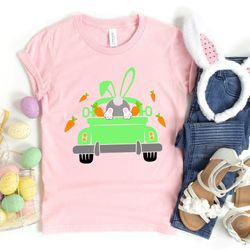 easter boy shirt png, bunny truck shirt png, easter kids shirt png, easter shirt png, truck kids shirt png, happy easter