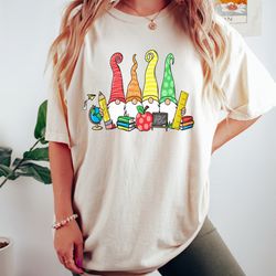 gnome teacher shirt png, gnome teacher shirt png, back to school shirt pngs, cute teacher shirt png, teacher gift ideas,