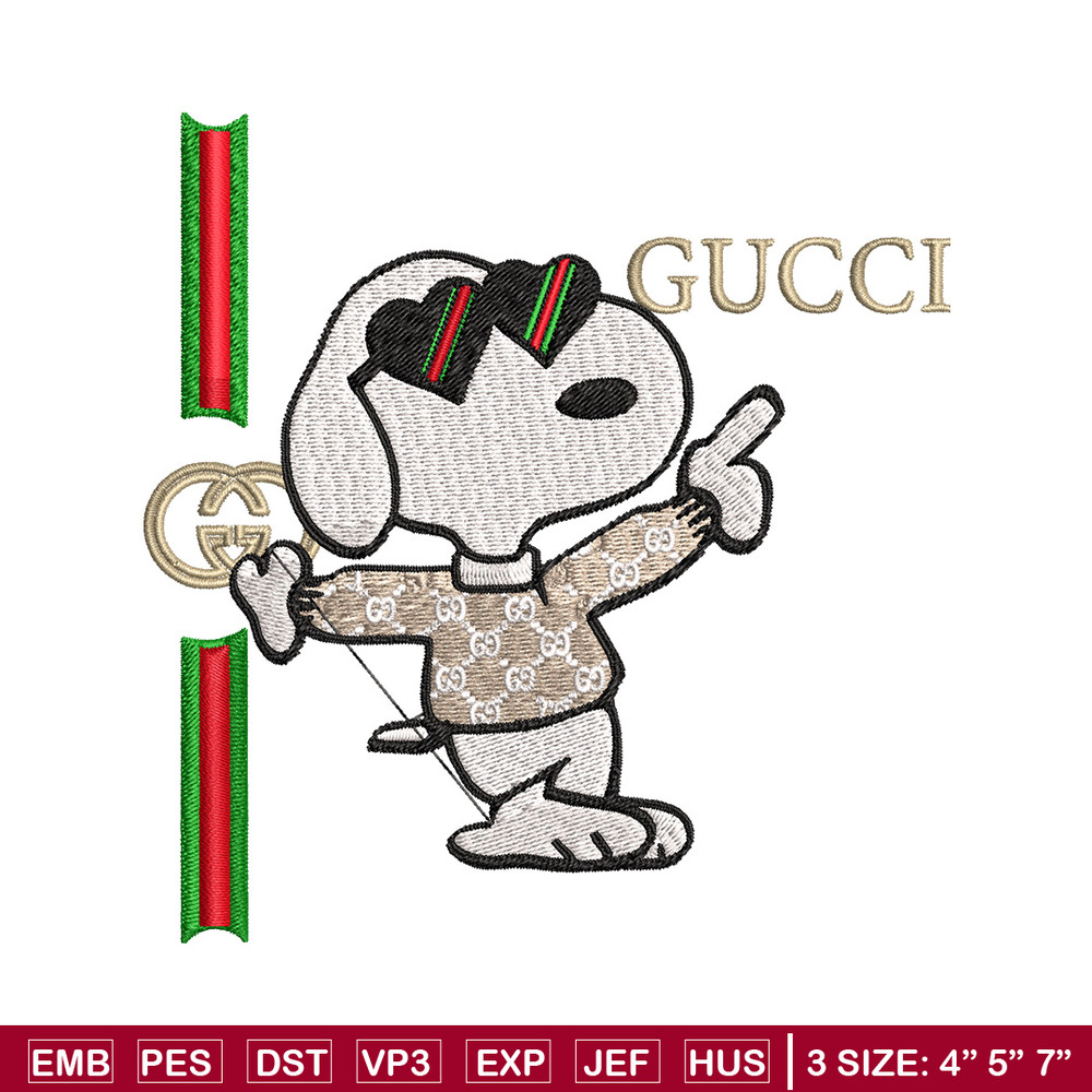 Dog gucci Embroidery Design, Gucci Embroidery, Embroidery File, Logo shirt, Sport Embroidery, Digital download..jpg