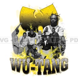 wu tang clan svg tshirt designs, rock bands tshirts, vintage graphic shirt design 15