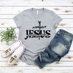 jesus shirt png, jesus gift, religious shirt png, religious gift, christian gift, jesus the way the truth the life shirt
