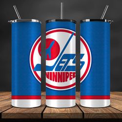 winnipeg jets retro nhl hockey, nhl tumbler warp, nhl 20oz tumbler png instant download 34