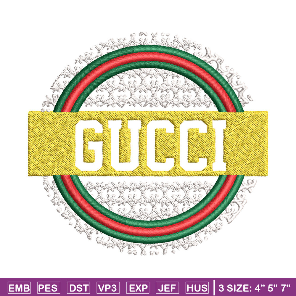 Gucci logo Embroidery Design, Gucci Embroidery, Brand Embroidery, Logo shirt, Embroidery File, Digital download.jpg