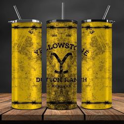 yellowstone tumbler wrap png, yellow stone tumbler digital design, trending tumbler wrap 03