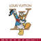 Duck cartoon lv Embroidery Design, LV Embroidery, Brand Embroidery, Embroidery File, Logo shirt, Digital download.jpg