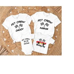 family race car birthday shirt, pit crew birthday boy shirt, family matching race day shirt , pit crew birthday boy part
