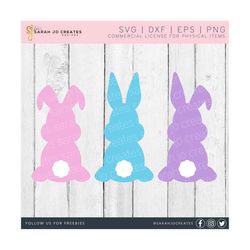 Three Bunnies SVG - Easter Svg - Easter Bunnies SVG - Easter Rabbits SVG - Happy Easter Svg - Easter Bunny Svg