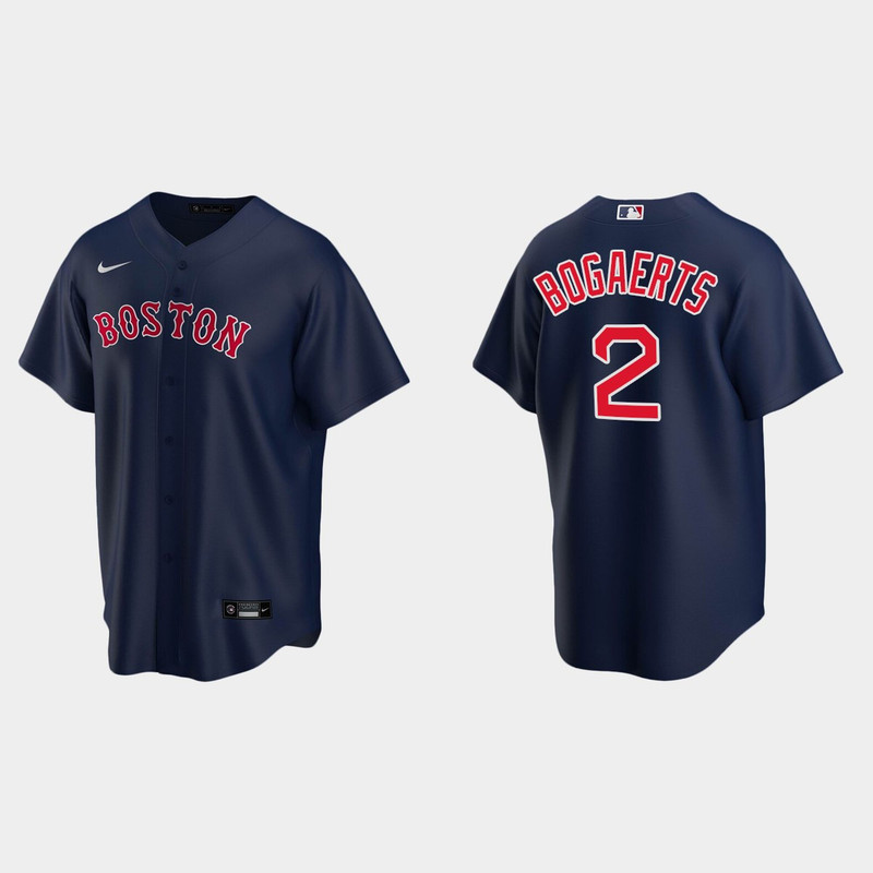 Boston Red Sox Xander Bogaerts Navy Jersey.jpg