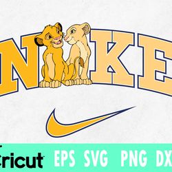 simba and nala lion king svg dxf , simba king cartoon svg , lion king png, the lion king toys cricut, stitch cut file