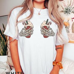 t-shirt png funny skeleton christmas t-shirt png, christmas skeleton, christmas t-shirt pngs, cute boobs xmas tee, ch