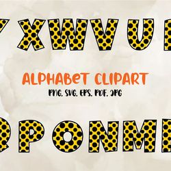 polka dot alphabet, font, letter, modern font, fonts for cricut, beauty font, font for t-shirts 18