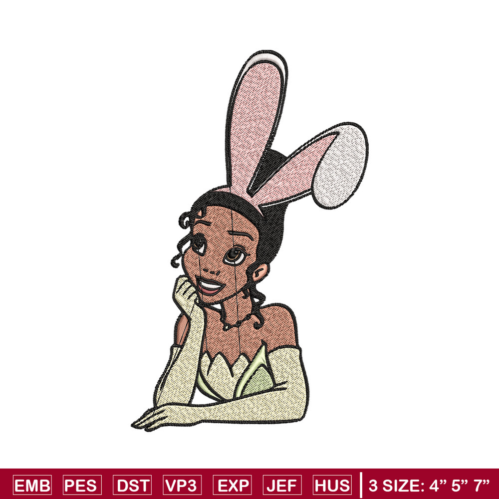 Girl bunny Embroidery design, Girl bunny Embroidery, Cartoon design, Embroidery File, logo shirt, Digital download..jpg