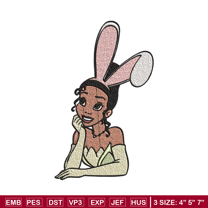 Girl bunny Embroidery design, Girl bunny Embroidery, Cartoon design, Embroidery File, logo shirt, Digital download..jpg