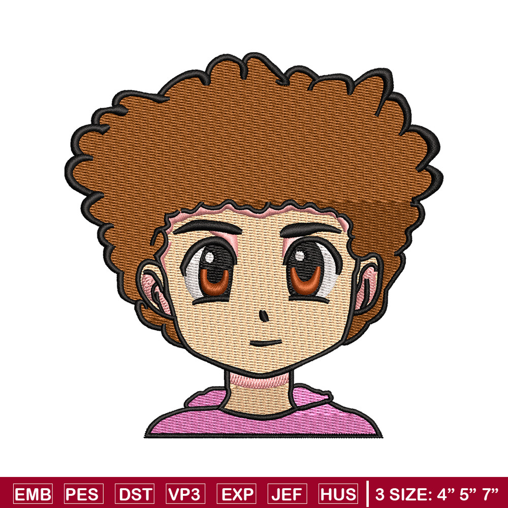 Girl cartoon embroidery design, Girl cartoon embroidery, logo design, embroidery file, cartoon shirt, Digital download..jpg