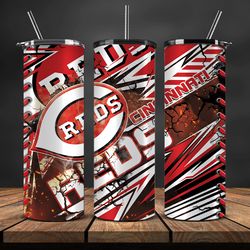 cincinnati reds, tumbler wrap, mlb logo, mlb baseball logo png, mlb, mlb sports 44
