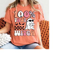 funny halloween 100 that witch t-shirt, halloween t-shirt, halloween tee, gift for halloween, witch shirt,witchy shirt