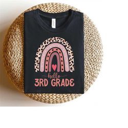 Hello Third Grade Teacher Gift, 3rd Grade Shirt, Third Grade Shirt, 3rd Grade Team Shirt, 3rd Grade Grad Gift, Teacher S