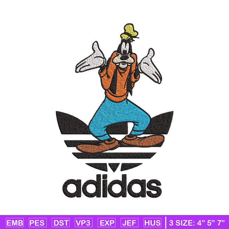 Goofy adidas Embroidery Design, Adidas Embroidery, Brand Embroidery, Embroidery File,Logo shirt,Digital download.jpg