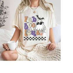 comfort colors shirt fabulous shirt, fab boo lous shirt, boo shirt, halloween costumes, halloween tees,halloween shirt