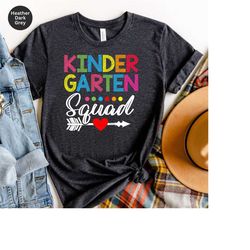 Kindergarten Vibes Shirt, Retro Kindergarten Teacher Shirt, Team Teachers Shirts, Back to School Shirt, Kids First Day o
