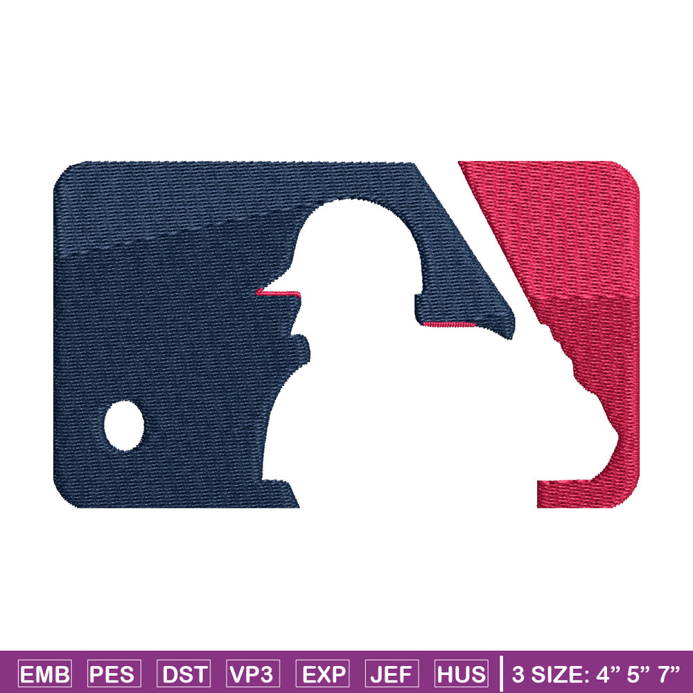 Major League Baseball logo Embroidery, MLB Embroidery, Sport embroidery, Logo Embroidery, MLB Embroidery design.jpg