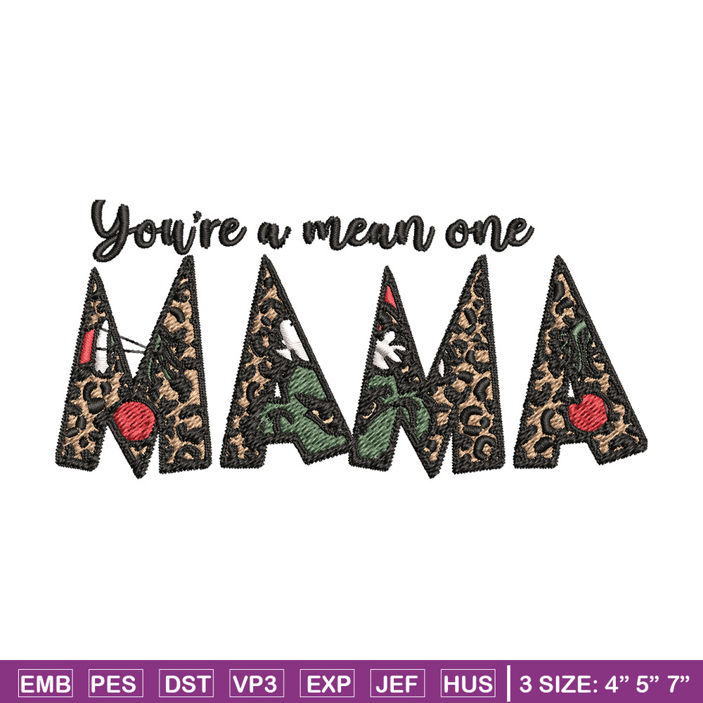 Mama Grinch Embroidery design, Mama Grinch Embroidery, logo design, Embroidery File, logo shirt, Instant download..jpg