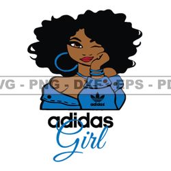 Adidas Girl Svg, Fashion Brand Logo 246