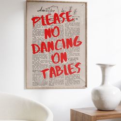 typography print, red wall art, trendy wall art, psychedelic poster, party wall decor, vintage poster, trippy print, ret