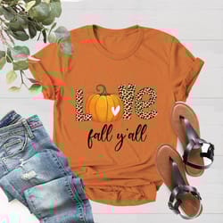 love fall yall shirt png, leopard print fall shirt png, peace love thanksgiving, thanksgiving, hello pumpkin, fall vibes