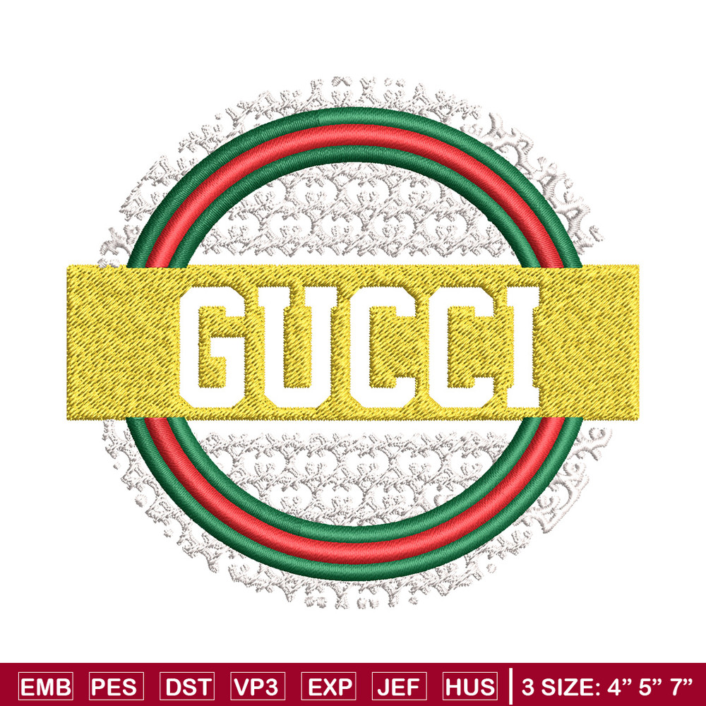 Gucci logo Embroidery Design, Gucci Embroidery, Brand Embroidery, Logo shirt, Embroidery File, Digital download.jpg