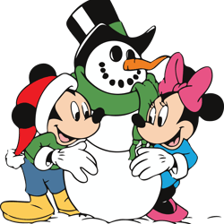 mickey minnie and snowman svg, disney svg, mickey svg, snowman svg, minnie svg, christmas svg, digital download