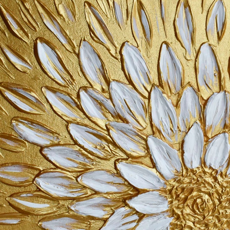 gold-daisy-original-art-detal