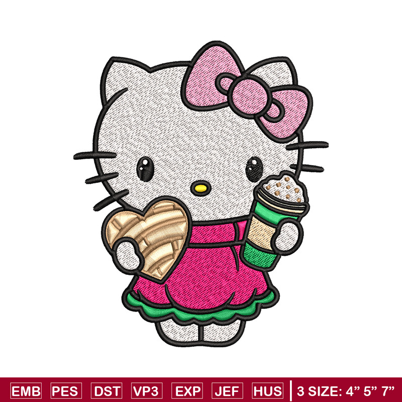 Hallokitty Embroidery design, Hallokitty Embroidery, cartoon design, Embroidery File, cartoon shirt, Digital download..jpg