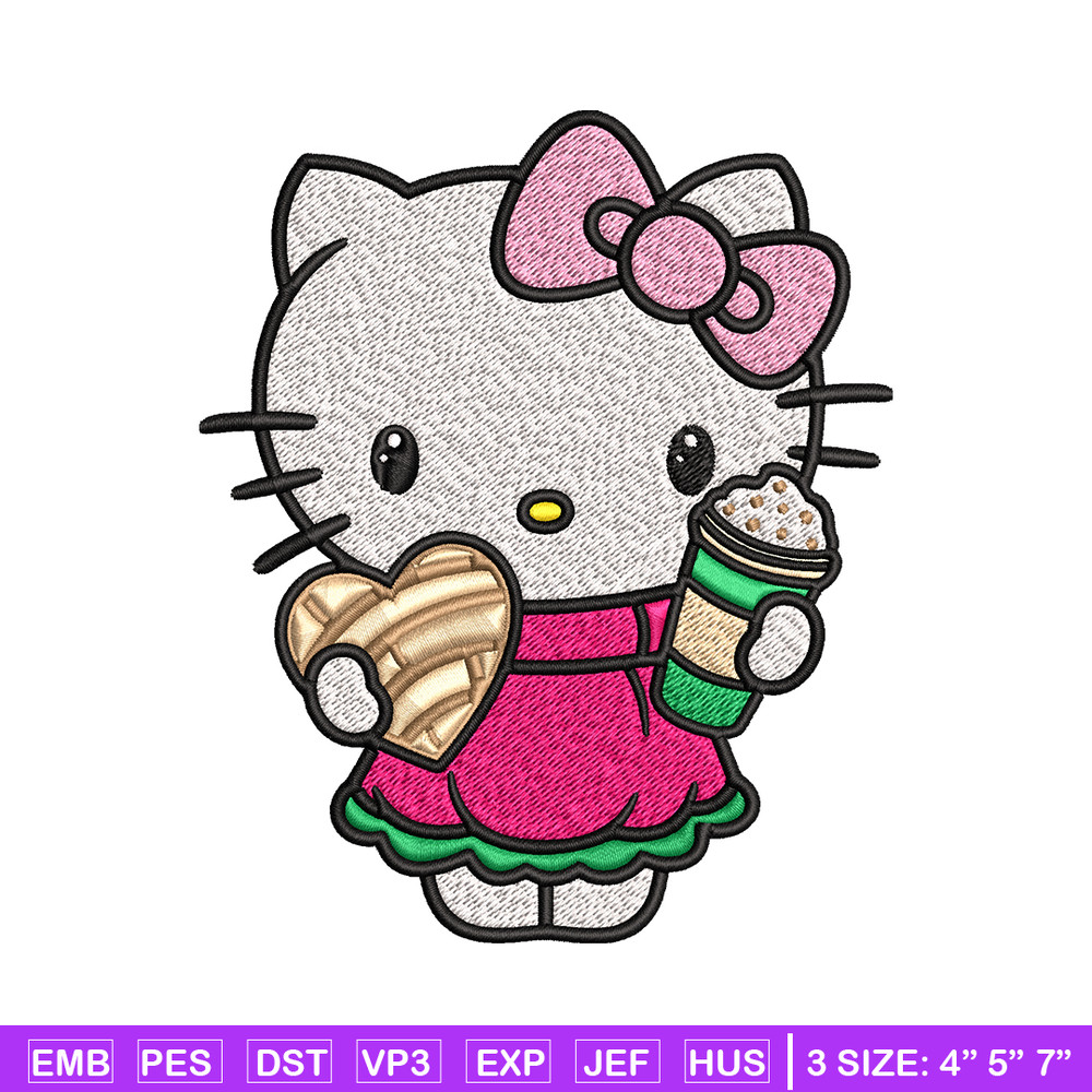 Hallokitty Embroidery design, Hallokitty Embroidery, cartoon design, Embroidery File, cartoon shirt, Digital download..jpg