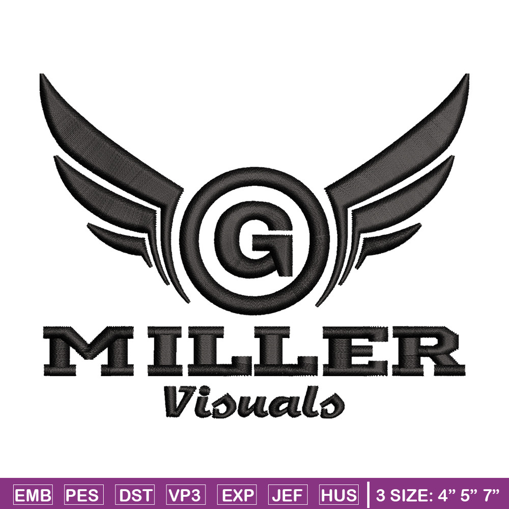 Miller logo embroidery design, Miller logo embroidery, anime design, embroidery file, logo shirt, Digital download..jpg