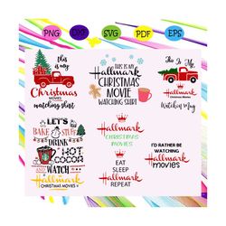 hallmark bundle svg,christmas svg, merry christmas, grinch svg, funny christmas svg, xmas svg,santa hat svg, christmas g