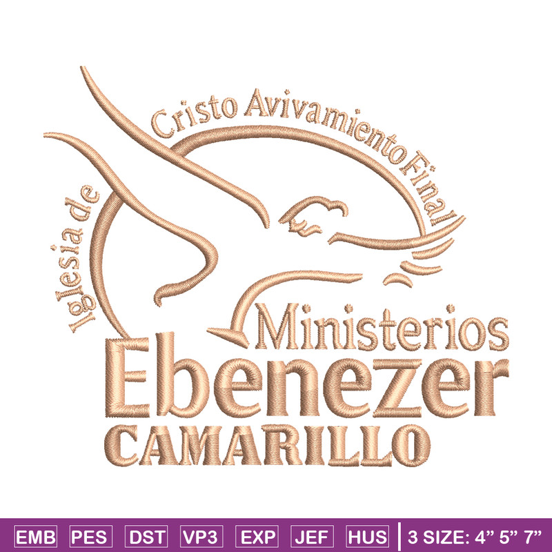 Ministerios Ebeneze embroidery design, Ministerios Ebeneze embroidery, logo design, embroidery file, Digital download..jpg
