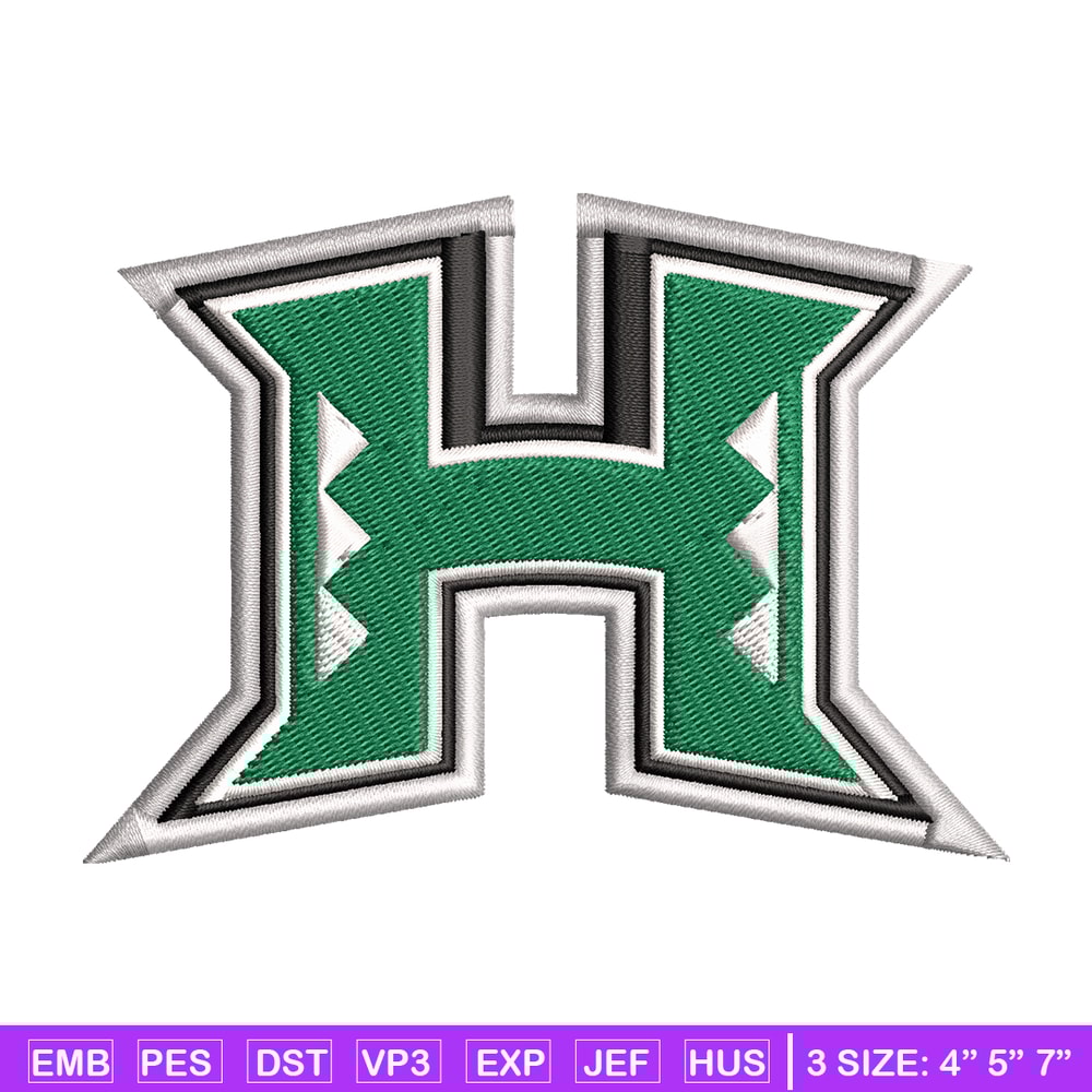 Hawaii Warriors embroidery design, Hawaii Warriors embroidery, logo Sport, Sport embroidery, NCAA embroidery..jpg