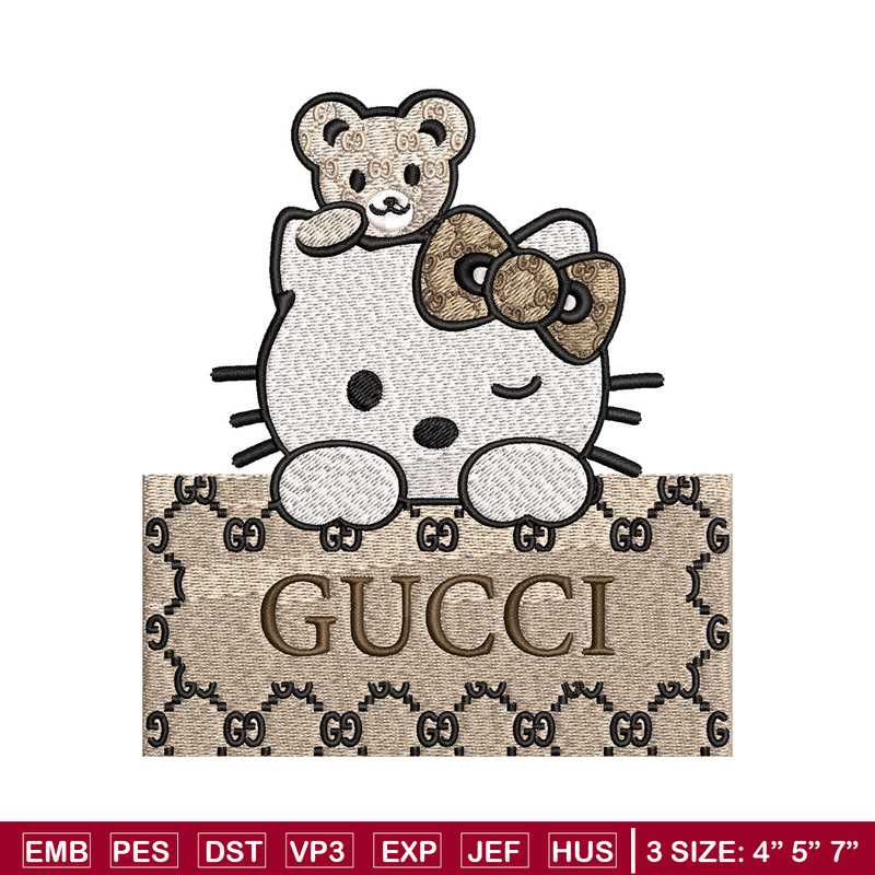 Hello kitty gucci Embroidery Design, Gucci Embroidery, Embroidery File, Logo shirt, Sport Embroidery, Digital download..jpg