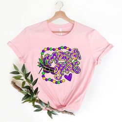 mardi gras beads mask shirt png, carnival parading shirt png  mardi gras fleur de lis fat tuesday louisiana happy mardi