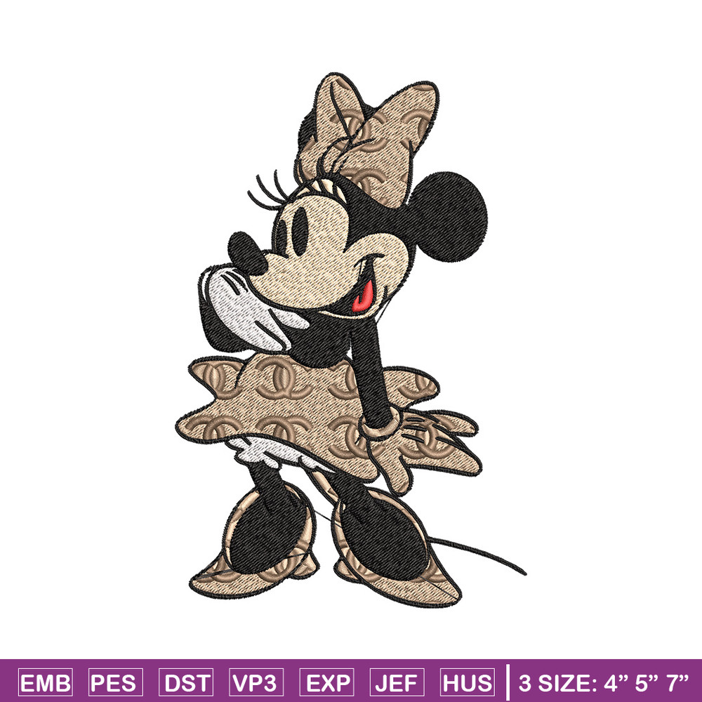 Minnie fun gucci Embroidery Design, Gucci Embroidery, Brand Embroidery, Logo shirt, Embroidery File, Digital download.jpg