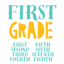 first grade svg, back to school, happy day svg, first day svg, school svg, happy school svg, teacher svg