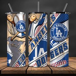 Los Angeles Dodgers Tumbler Wrap, Mlb Logo, MLB Baseball Logo Png, MLB, MLB Sports 19