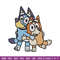 Mom and Dad Bluey Embroidery, Bluey Embroidery, Embroidery File, cartoon design, cartoon shirt, Digital download..jpg