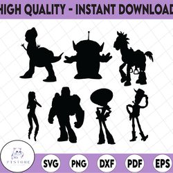 Toy story BUNDLE svg, toy story squadgoals svg, cutting files, cricut silhouette INSTANT DOWNLOAD